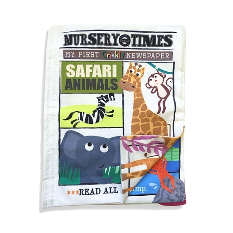 Jo & Nic's Crinkly Newspaper - Safari Animals